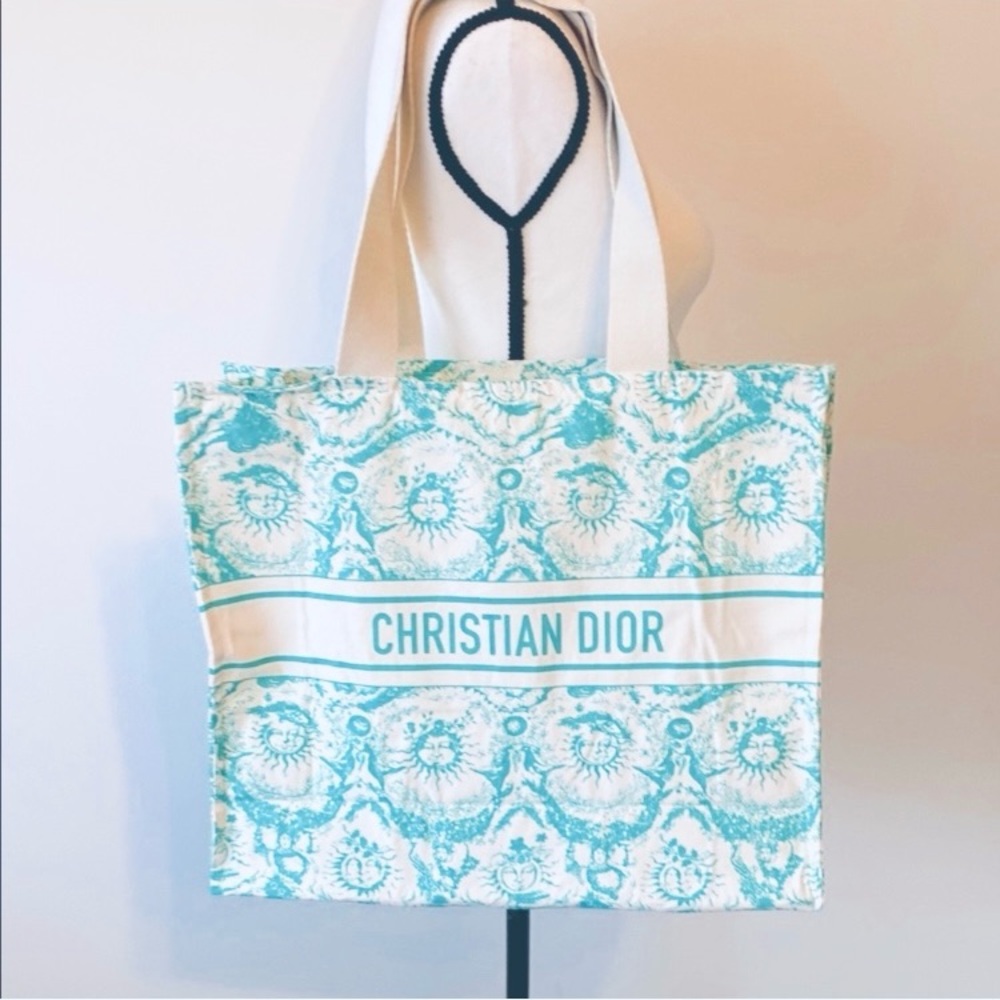💚Dior Linen Green Tote GWP - Picture 10 of 10